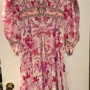 Camilla Pink Floral Maxi Dress
